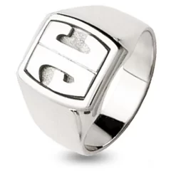 Chevalière Or Blanc Or 18 Ct - 750/1000 - 10.4 G - Kyoko - 1168GM