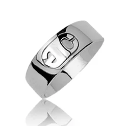 Chevalière Or Blanc Or 18 Ct - 750/1000 - 6.16 G - Hélia - 1174GM