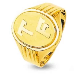 Chevalière Or Jaune Or 18 Ct - 750/1000 - 4.19 G - Yuri - 4914M