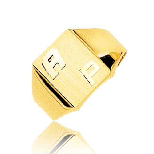 Chevalière Or Jaune Or 18 Ct - 750/1000 - 7.96 G - Kathy - 5024 2 Chevalière Or Jaune Or 18 Ct - 750/1000 - 7.96 G - Kathy - 5024 – Image 2