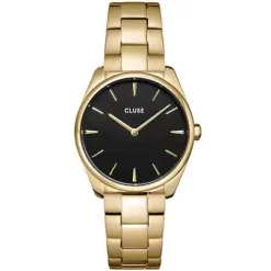 Cluse Féroce Petite Steel Black, Gold Colour - - CW11208