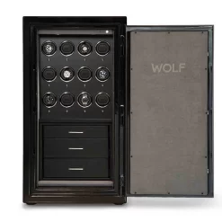 Coffre Montre Et Bijoux Wolf 1834 -ATLAS 12 PIECE WINDER SAFE - 491264