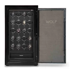 Coffre Montre Et Bijoux Wolf 1834 -ATLAS 20 Pcs WINDER SAFE - 492064