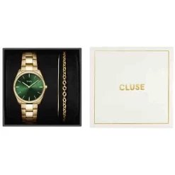 Coffret Cluse Féroce Mini Steel - Green & Gold - - CG11201
