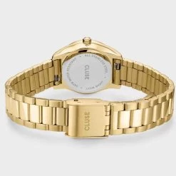 Coffret Cluse Gift Box Féroce Mini Watch Black & Chain Bracelet, Gold Colour - - CG11701 -Hamilton Magasin ori coffret cluse gift box feroce mini watch black chain bracelet gold colour cg11701 47881 71255