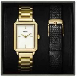 Cluse Coffret Fluette Watch - Bracelet - 28.5 Mm - CG11501 -Hamilton Magasin ori coffret fluette watch bracelet 28 5 mm cg11501 44732 66193