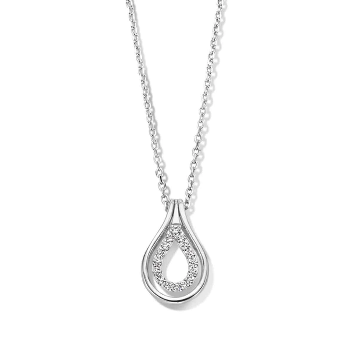 Collier Argent Pavage Zirconium - Naiomy Silver - Femme - Espoir - N3S79 1 Collier Argent Pavage Zirconium - Naiomy Silver - Femme - Espoir - N3S79