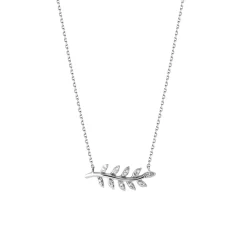 Collier Diamant Or Blanc 0.05 Ct Orianna - N1341FMGYN800