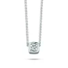 Collier Diamants 0.14 Ct Or Blanc 2g Lauraline - 92D134A