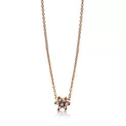 Collier Diamants Brun 0.05 Ct - Lecarré - Madoka - GD106OR.BR