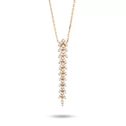 Collier Diamants Or Jaune 0.15 Ct Lushai - P5668