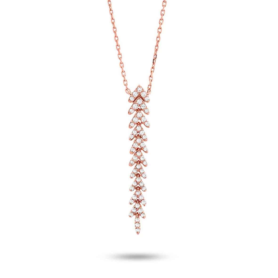 Collier Diamants Or Jaune 0.15 Ct Lushai - P5668 2 Collier Diamants Or Jaune 0.15 Ct Lushai - P5668 – Image 2