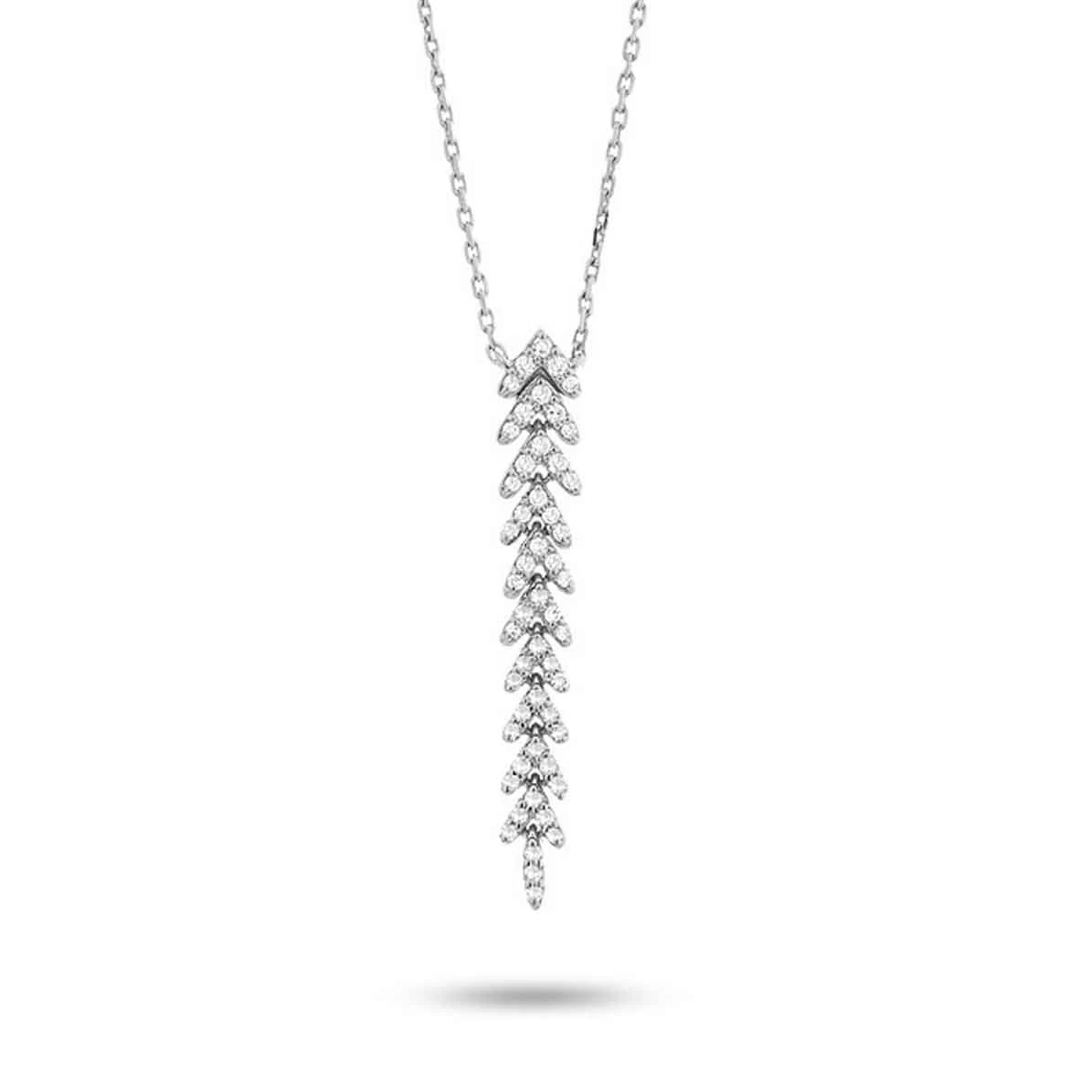 Collier Diamants Or Jaune 0.15 Ct Lushai - P5668 3 Collier Diamants Or Jaune 0.15 Ct Lushai - P5668 – Image 3