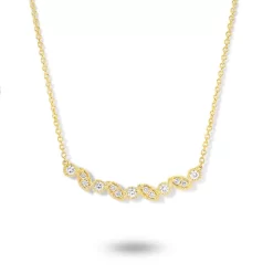 Collier Diamants Or Jaune 0.17 Ct Darjeeling - 064338A