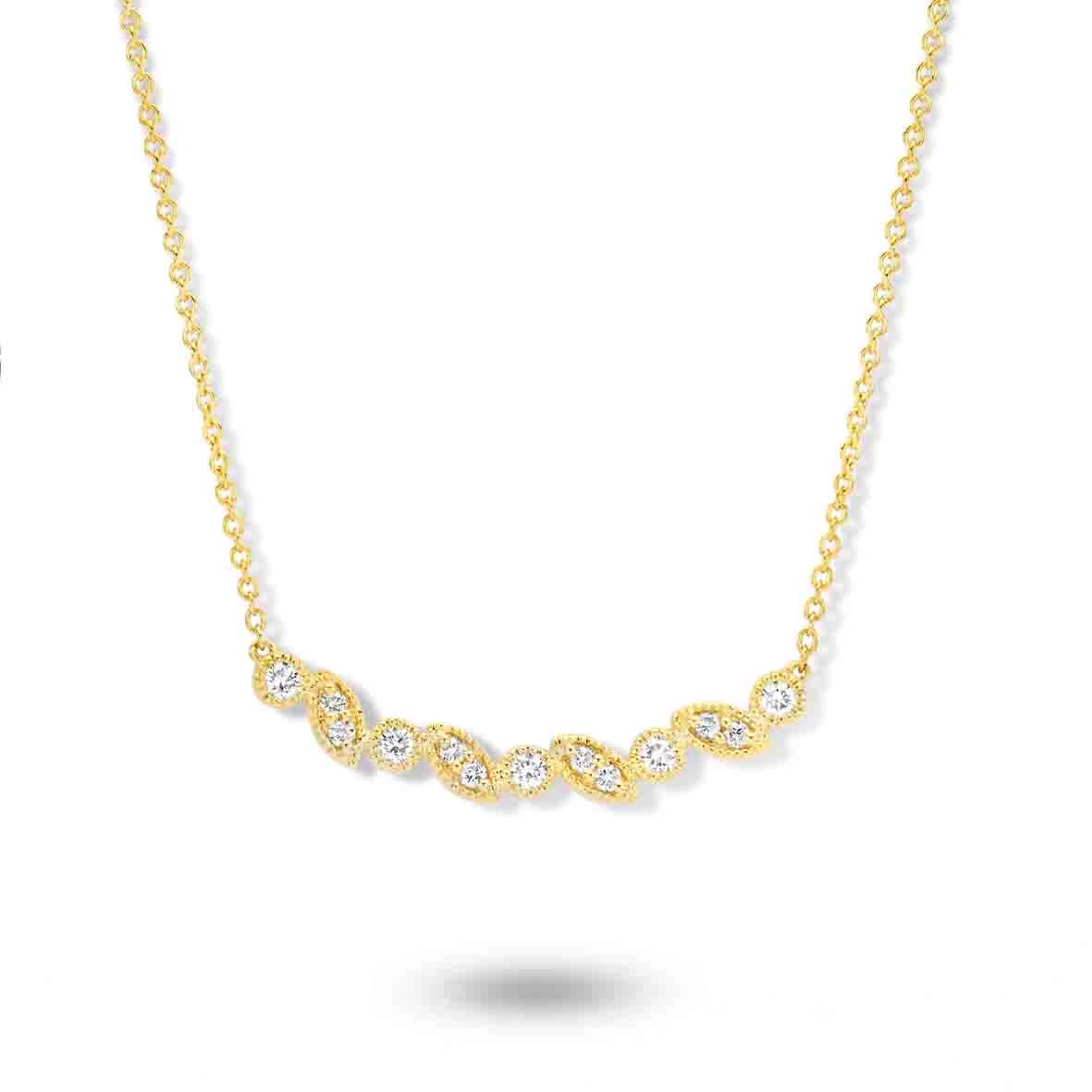 Collier Diamants Or Jaune 0.17 Ct Darjeeling - 064338A 1 Collier Diamants Or Jaune 0.17 Ct Darjeeling - 064338A