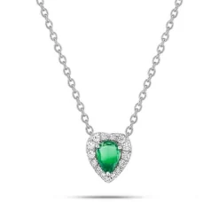 Collier Emeraude Et Diamants Moorea - 3.6008.E1