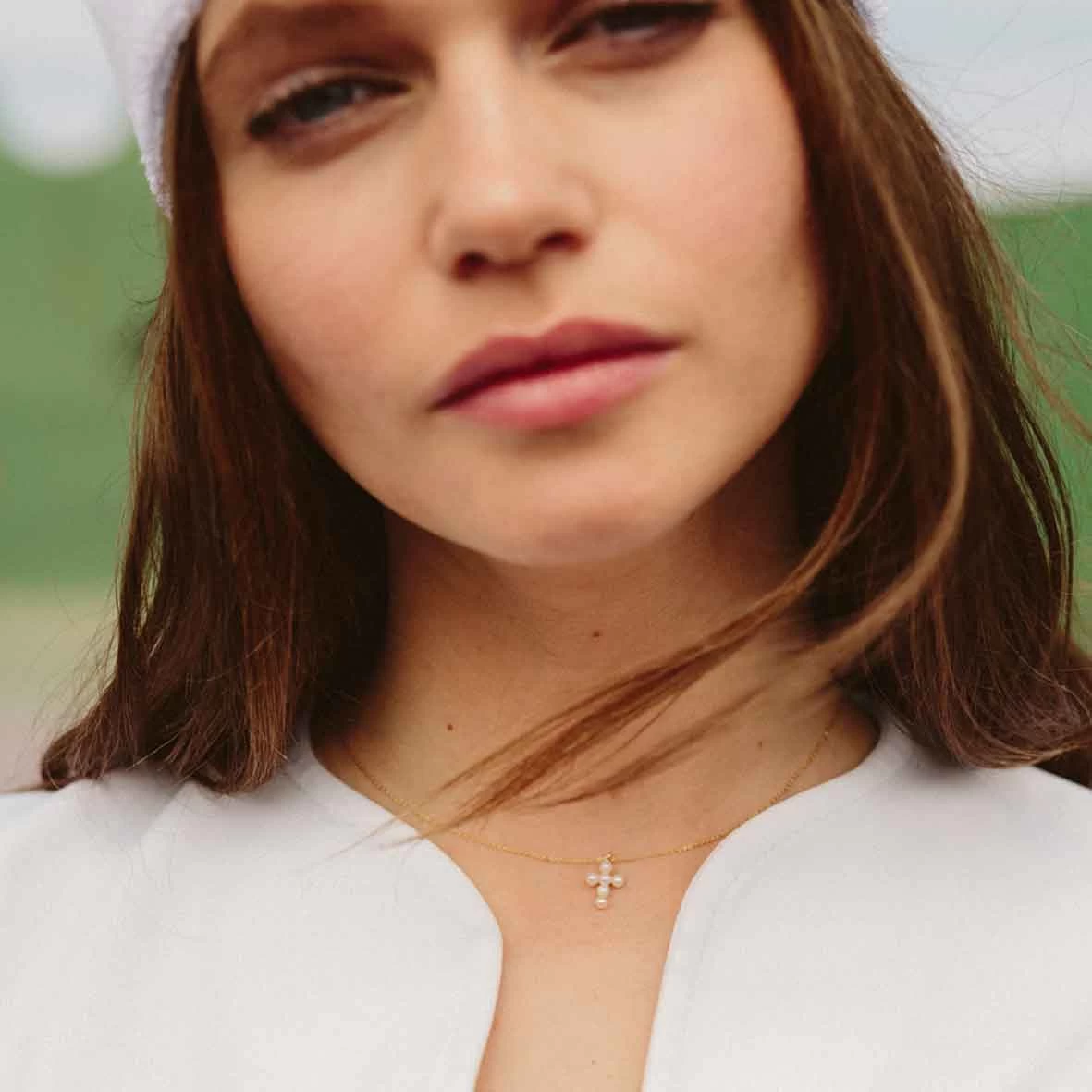 Collier Or Et Perles - Lecarré - Kazuko - GD115OA 2 Collier Or Et Perles - Lecarré - Kazuko - GD115OA – Image 2