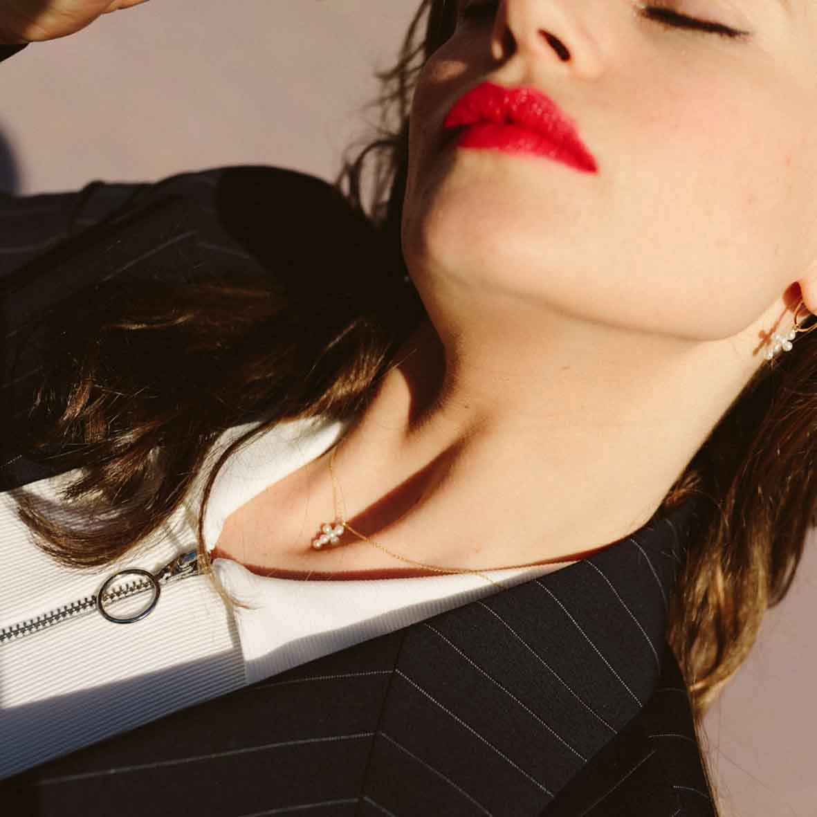 Collier Or Et Perles - Lecarré - Kazuko - GD115OA 3 Collier Or Et Perles - Lecarré - Kazuko - GD115OA – Image 3