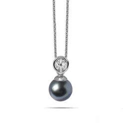 Collier Perle Tahiti 9-10 Mm Cur