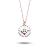 Collier Pétales Diamants Et Nacre 0.185 Ct Eliza - KGCF-680R-NACRE