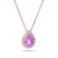 Collier Saphir Et Diamants 1.05ct - Anuata-GI2200R/ZR