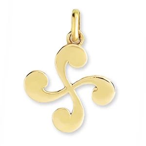 Croix Basque Or Jaune - Kyoko - XP1478 1 Croix Basque Or Jaune - Kyoko - XP1478