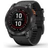 Garmin Fēnix 7X Pro  Solar Edition - Acier - Gray Avec Bracelet Noir 51 Mm - 010-02778-01