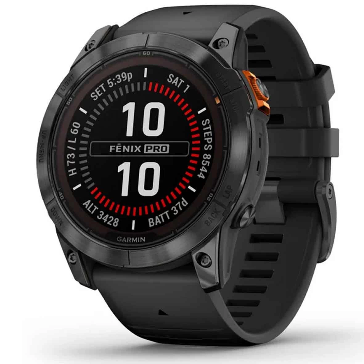 Garmin Fēnix 7X Pro Solar Edition - Acier - Gray Avec Bracelet Noir 51 Mm - 010-02778-01 1 Garmin Fēnix 7X Pro Solar Edition - Acier - Gray Avec Bracelet Noir 51 Mm - 010-02778-01