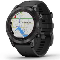 Garmin Fénix 7 Pro  Sapphire Solar Edition, Titane, Carbon Gray DLC Avec Bracelet Noir 47 Mm- 010-02777-11 -Hamilton Magasin ori garmin fenix 7 pro sapphire solar edition titane carbon gray dlc avec bracelet noir 47 mm 010 02777 11 46150 68776