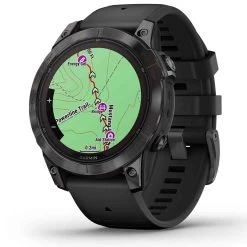 Garmin Fénix 7 Pro  Sapphire Solar Edition, Titane, Carbon Gray DLC Avec Bracelet Noir 47 Mm- 010-02777-11 -Hamilton Magasin ori garmin fenix 7 pro sapphire solar edition titane carbon gray dlc avec bracelet noir 47 mm 010 02777 11 46150 68778