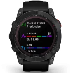 Garmin Fénix 7X Solar Gray Avec Bracelet Noir 51 Mm - 010-02541-01 -Hamilton Magasin ori garmin fenix 7x solar gray avec bracelet noir 51 mm 010 02541 01 40674 56567
