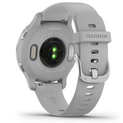 Garmin Venu 2S Lunette Silver - Bracelet En Silicone Gris Clair 40 Mm- 010-02429-12 -Hamilton Magasin ori garmin venu 2s lunette silver bracelet en silicone gris clair 40 mm 010 02429 12 38756 53286