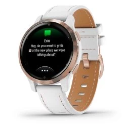 Garmin Venu 2S Rose Gold Bracelets Silicone & Cuir Italien - 010-02429-23 -Hamilton Magasin ori garmin venu 2s rose gold bracelets silicone cuir italien 010 02429 23 38814 53363