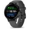 Garmin Venu 3S Lunette Gray Acier Inoxydable - Boîtier Gris Foncé - Bracelet En Silicone Gris Foncé 41 Mm- 010-02785-00