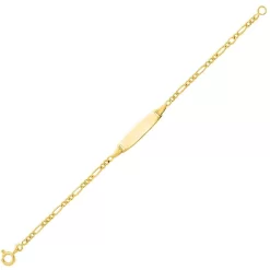 Hamilton Magasin -Hamilton Magasin ori gourmette bapteme or jaune a graver theia 46100 68626