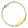 Gourmette Bébé Plaque Ovale Augis En Or Jaune Aeata J4885X0000