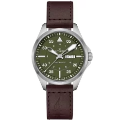 Hamilton Khaki Aviation Pilot Day Date Auto 42 Mm- H64635560
