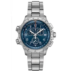 Hamilton Khaki Aviation X-Wind GMT Chrono Quartz 46 Mm- H77922141