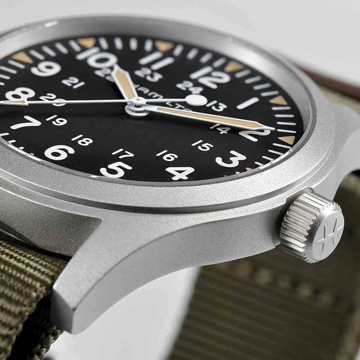 Hamilton Khaki Field Mechanical 42 Mm- H69529933 2 Hamilton Khaki Field Mechanical 42 Mm- H69529933 – Image 2