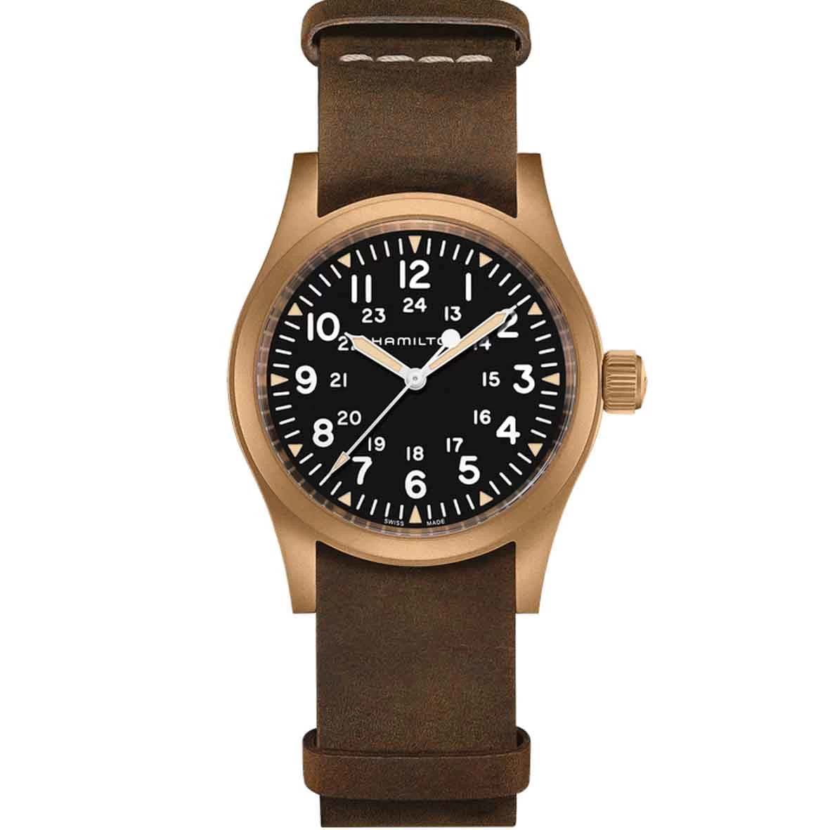 Hamilton Khaki Field Mechanical Bronze 38 Mm- H69459530 1 Hamilton Khaki Field Mechanical Bronze 38 Mm- H69459530