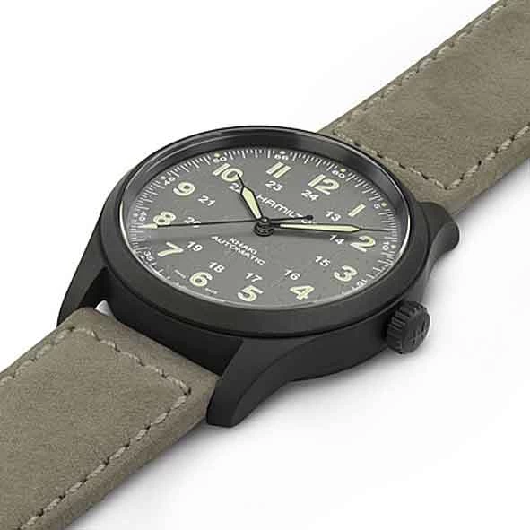 Hamilton Khaki Field Titanium Auto 38 Mm- H70215880 2 Hamilton Khaki Field Titanium Auto 38 Mm- H70215880 – Image 2