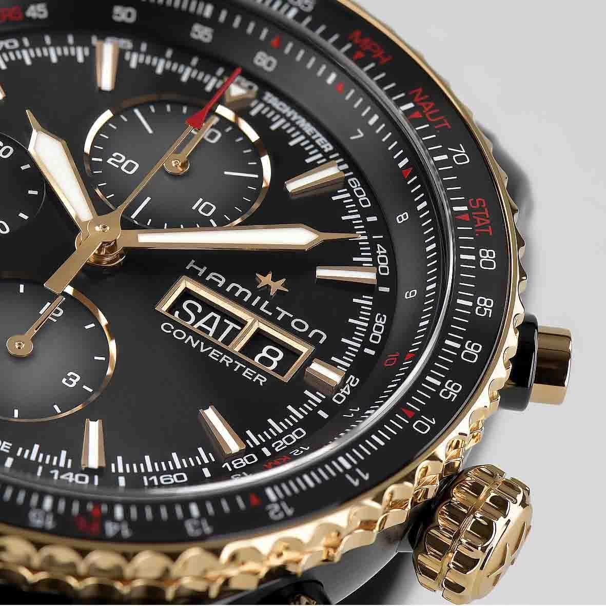 Hamilton Khaki Pilot Converter Autochrono 44 Mm- H76736730 2 Hamilton Khaki Pilot Converter Autochrono 44 Mm- H76736730 – Image 2