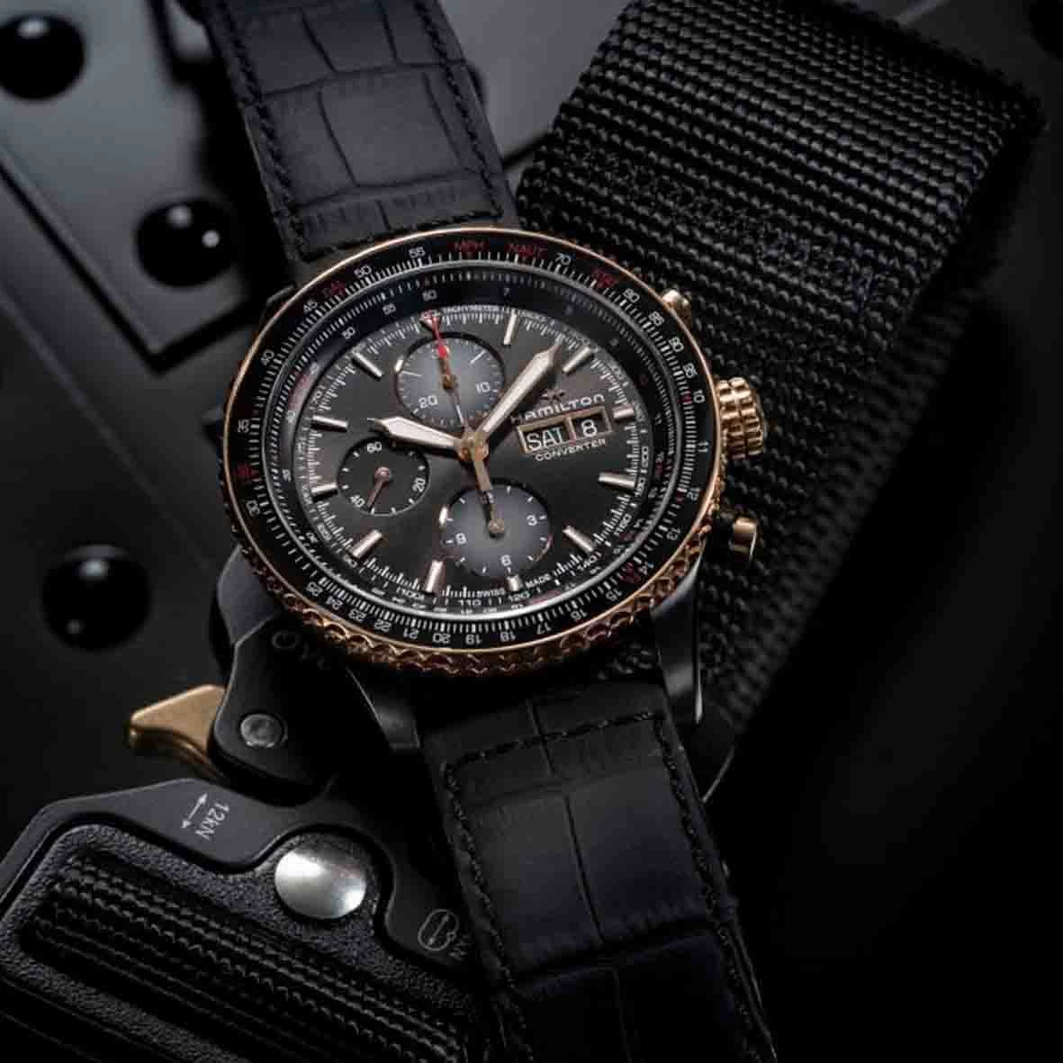 Hamilton Khaki Pilot Converter Autochrono 44 Mm- H76736730 5 Hamilton Khaki Pilot Converter Autochrono 44 Mm- H76736730 – Image 5