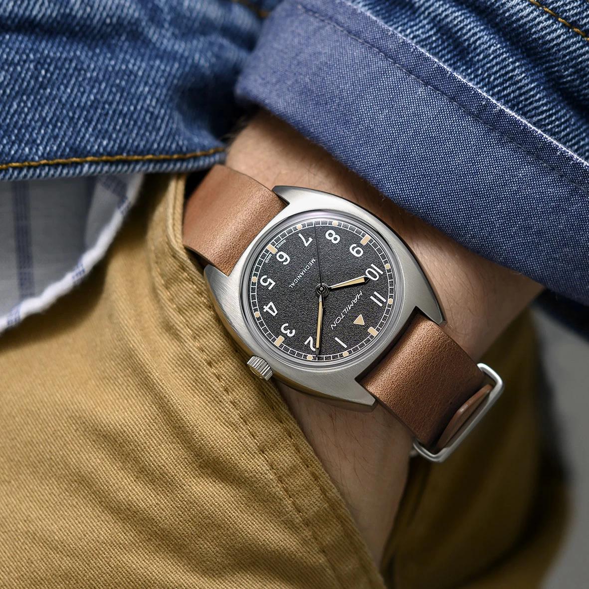 Hamilton Khaki Pilot Pioneer Mechanical 36 Mm- H76419931 4 Hamilton Khaki Pilot Pioneer Mechanical 36 Mm- H76419931 – Image 4