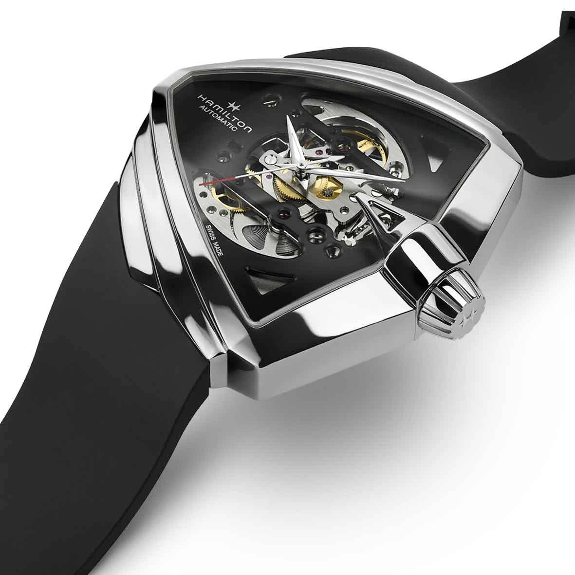 Hamilton Ventura XXL Skeleton 45.5 Mm- H24625330 3 Hamilton Ventura XXL Skeleton 45.5 Mm- H24625330 – Image 3