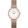Cluse La Bohème Petite Mesh Rose Gold White - - CW0101211003