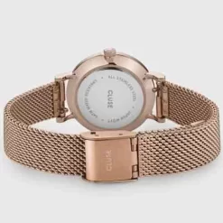Cluse La Bohème Petite Mesh Rose Gold White - - CW0101211003 -Hamilton Magasin ori la boheme petite mesh rose gold white cw0101211003 35995 46552