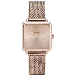 Cluse La Tétragone Mesh Full Rose Gold - 28.5 Mm - CW0101207009