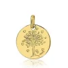 Médaille Arbre De Vie Augis En Or Jaune 14 Mm Agata - J5154X0000