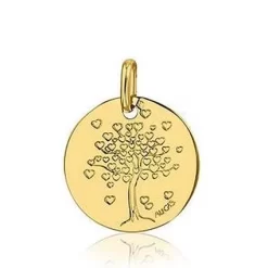 Médaille Arbre De Vie Augis En Or Jaune 14 Mm Agata - J5154X0000